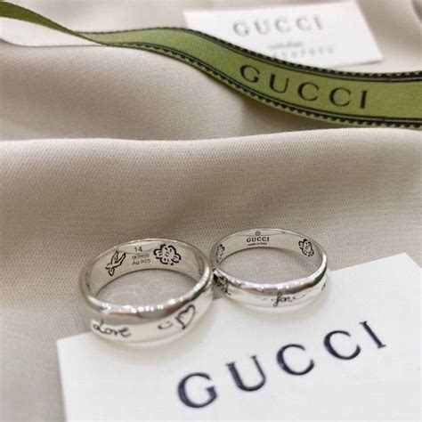 gucci bit ring|gucci couple ring.